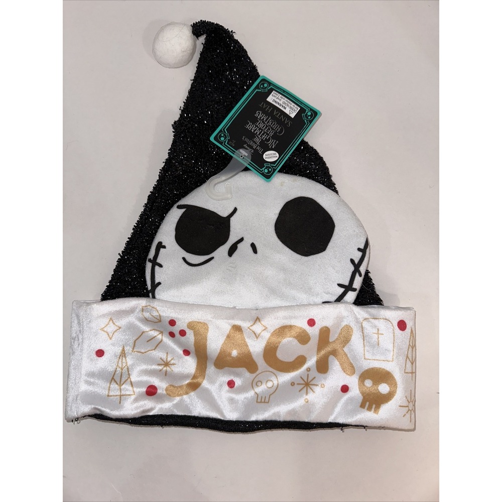 Disney Nightmare Before Christmas Jack Skellington Santa Hat Walgreens Exclusive